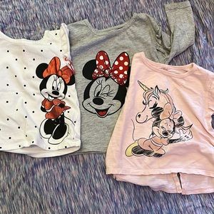 Girls toddler size 2t Minnie Mouse tops